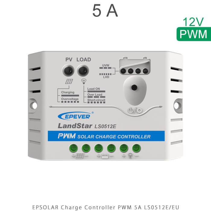 کنترل شارژر 5A مدل LS0512R سری PWM EPEVER
