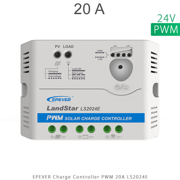 کنترل شارژر 20A مدل LS2024E/EU سری PWM EPEVER